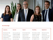 Tablet Screenshot of litigationlending.com.au